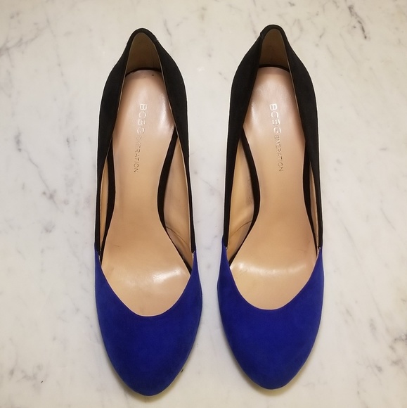 BCBGeneration PL-Bali Black/Cobalt Pumps - Picture 4 of 6
